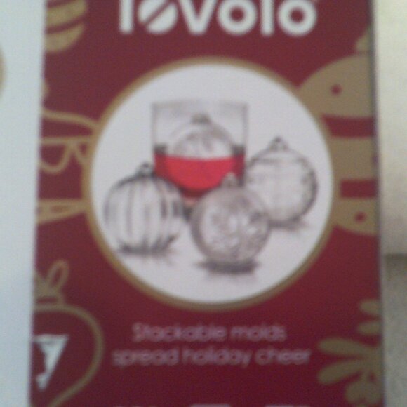 Tovolo Christmas Ornament Ice Molds Set of 4 Tree Snowflake Holiday Gift Drink - Picture 6 of 6